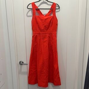 NWOT Mauve by Anthropologie Coral Cross Back Dress Size 6